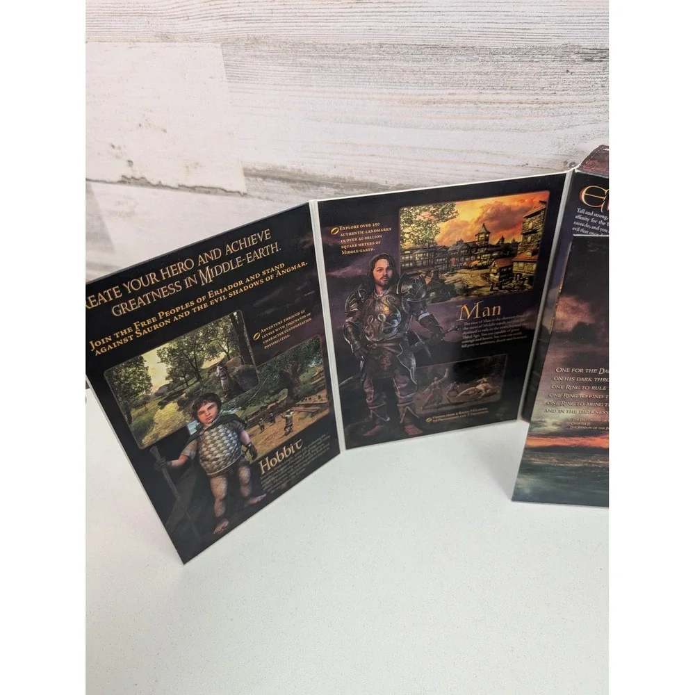 Lord Of The Rings Online Shadows Of Angmar PC DVD Midway‎ NTSC-U/C Manual Disc